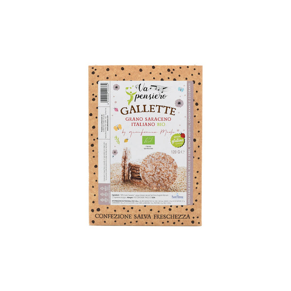 Gallette di grano saraceno italiano bio – 120 g