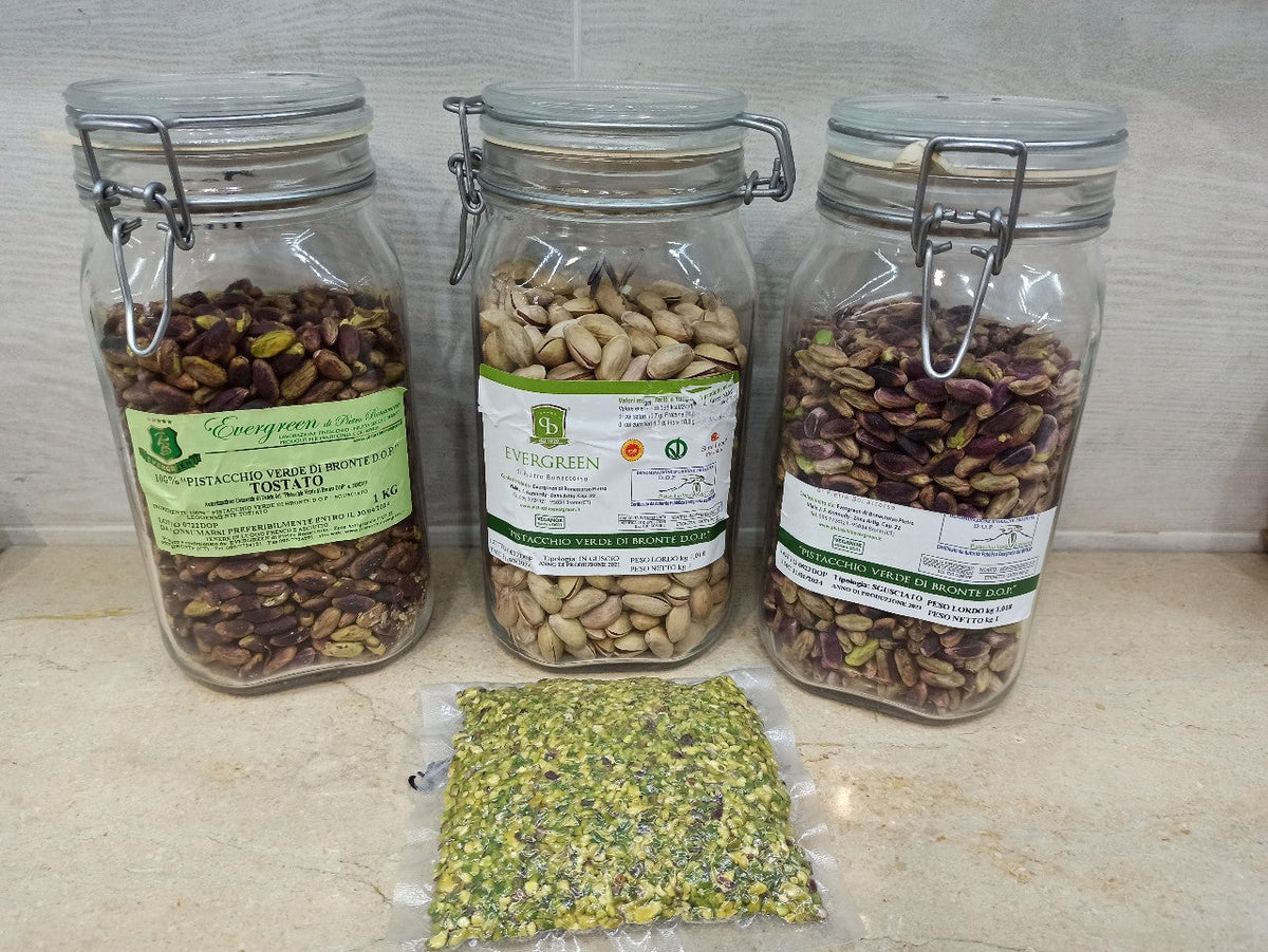 Pistacchi siciliani di Bronte sgusciati e tostati – 100 g