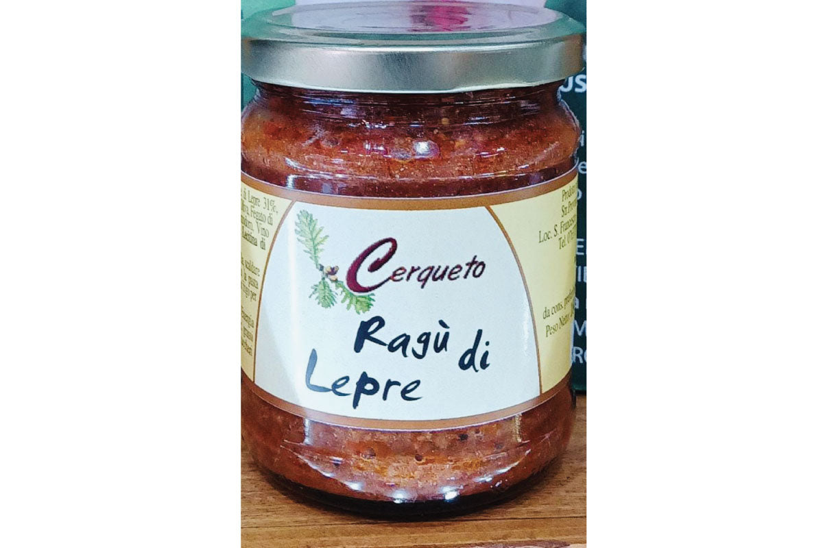 Ragù artigianale di lepre
