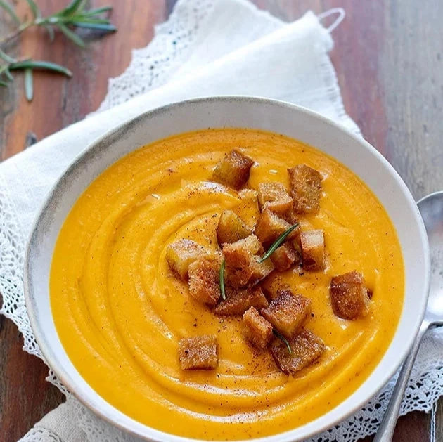 Vellutata di zucca al naturale