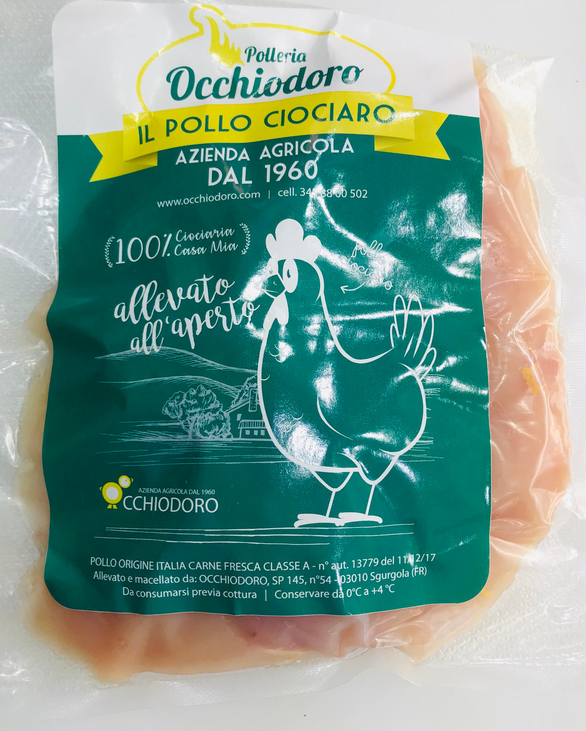 Petto di pollo ruspante – 1,100 kg