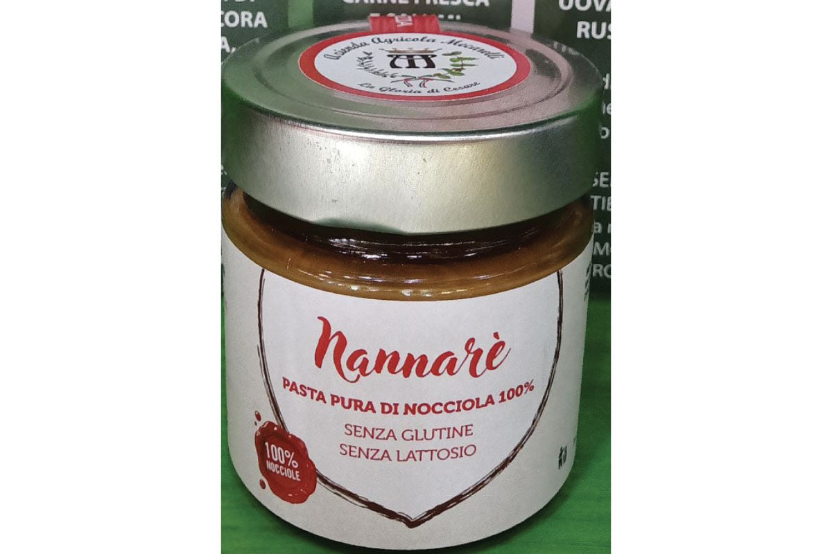 Crema artigianale 100% nocciola – 250 g