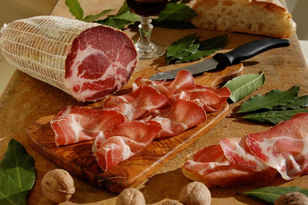 Fine raw ham and artisan cured meats - 350 gr