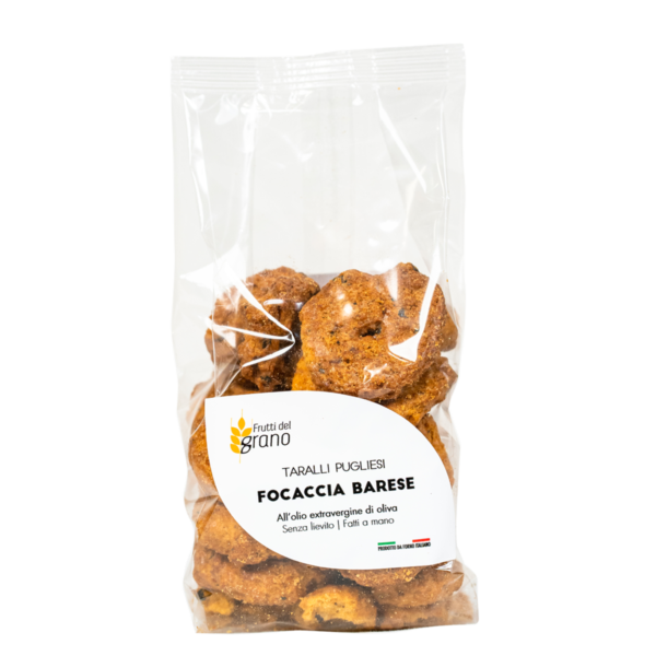 Taralli artigianali pugliesi focaccia barese