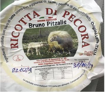 Ricottina from sheep grazing in the wild - 400 grams
