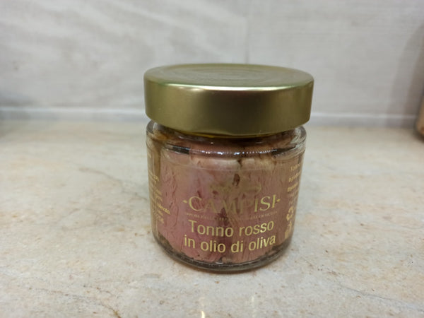 Tonno rosso del Mediterraneo in olio di oliva – 100 g